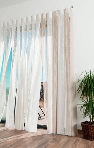 Cortinas de las de tela de onda perfecta